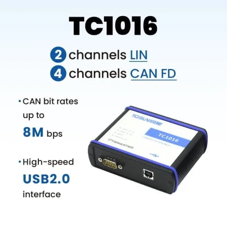 CAN tool TC1013 - 2 CAN FD to USB adapter - TrigoPi